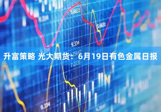 升富策略 光大期货：6月19日有色金属日报