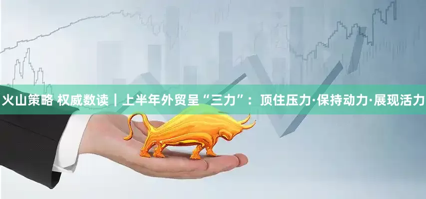 火山策略 权威数读｜上半年外贸呈“三力”：顶住压力·保持动力·展现活力