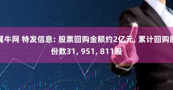 翼牛网 特发信息: 股票回购金额约2亿元, 累计回购股份数31, 951, 811股